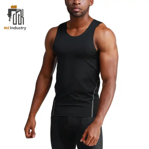 Sleeveless Gym Shirt In Black