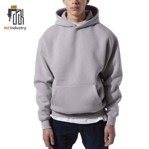 Men's Gray Fleece Hoodie